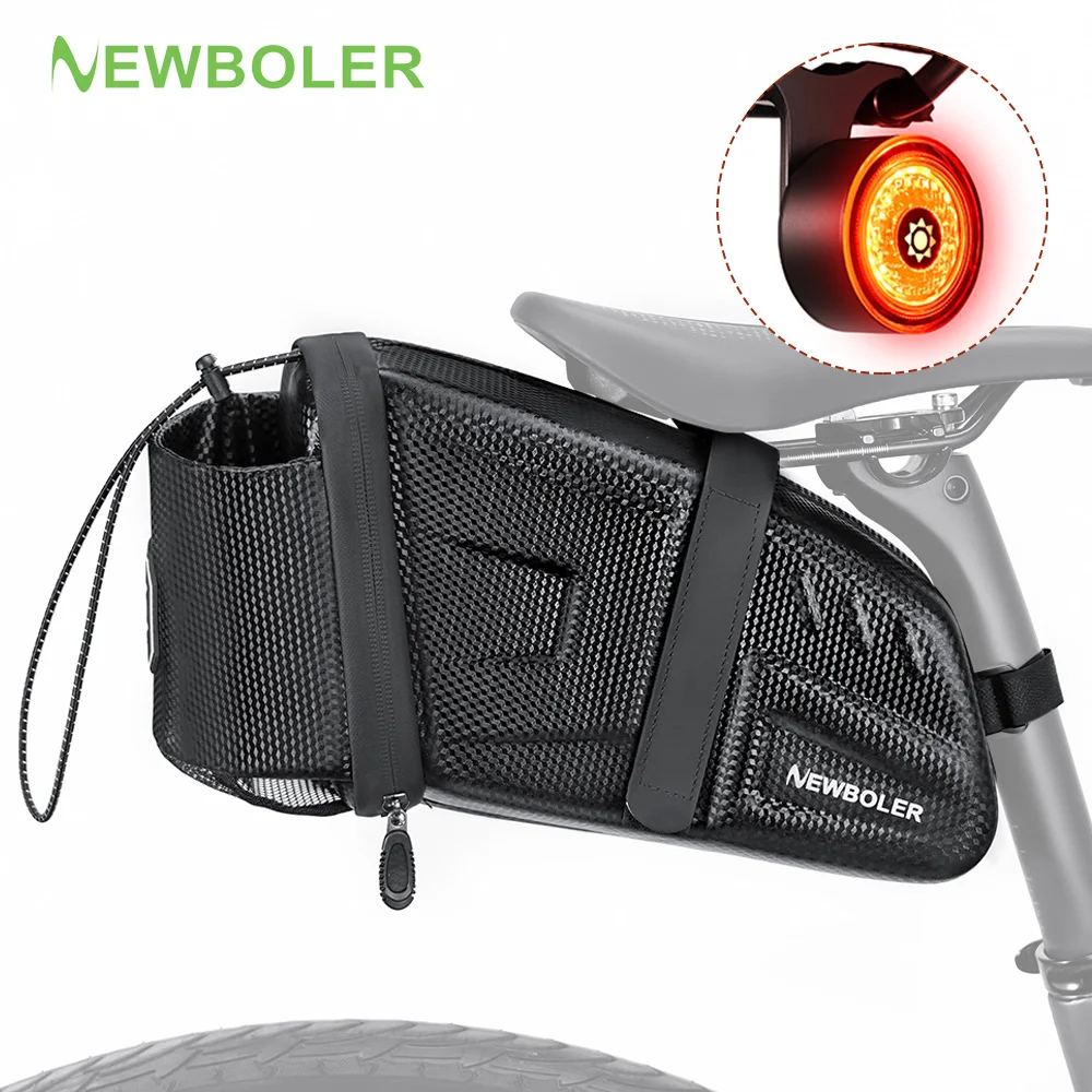 2026 NEUE 5L Wasserdichte Fahrrad-Satteltasche MTB Rennrad Satteltaschen Reflektierende Gestreifte Fahrrad-Werkzeughaltertasche MTB Zubehör