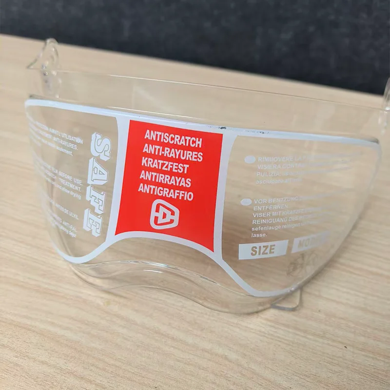 

Electric Motorcycle Helmet Windshield Lens Sunscreen Transparent High-Clear Anti-Fog Resistant Drop Resistant Scratch Lens