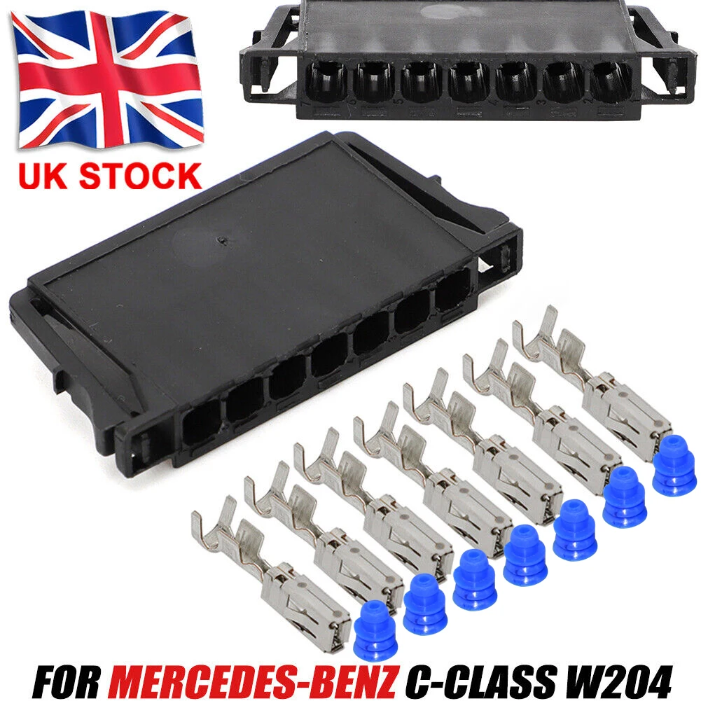 For Mercedes Benz C-Class W204 Rear Tail Light Plug Lamp Cable Connector Accessories Socket Pins Kit Bulb Holder Harness Pins UK