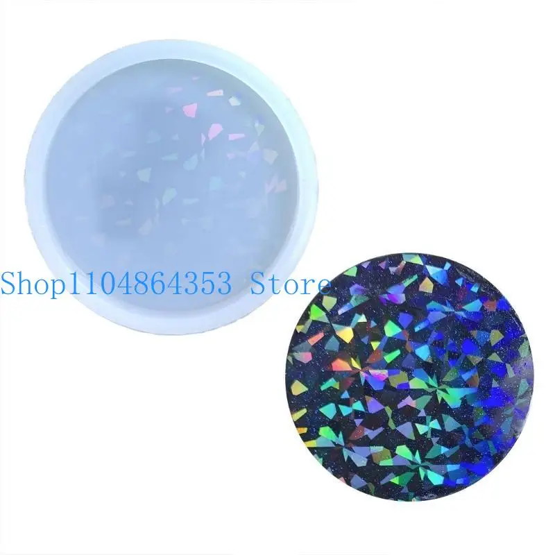 652F Silicone Resin Mold Round Resin Mold Epoxy Casting Mold for Making DIY Artwork,Home Decorations