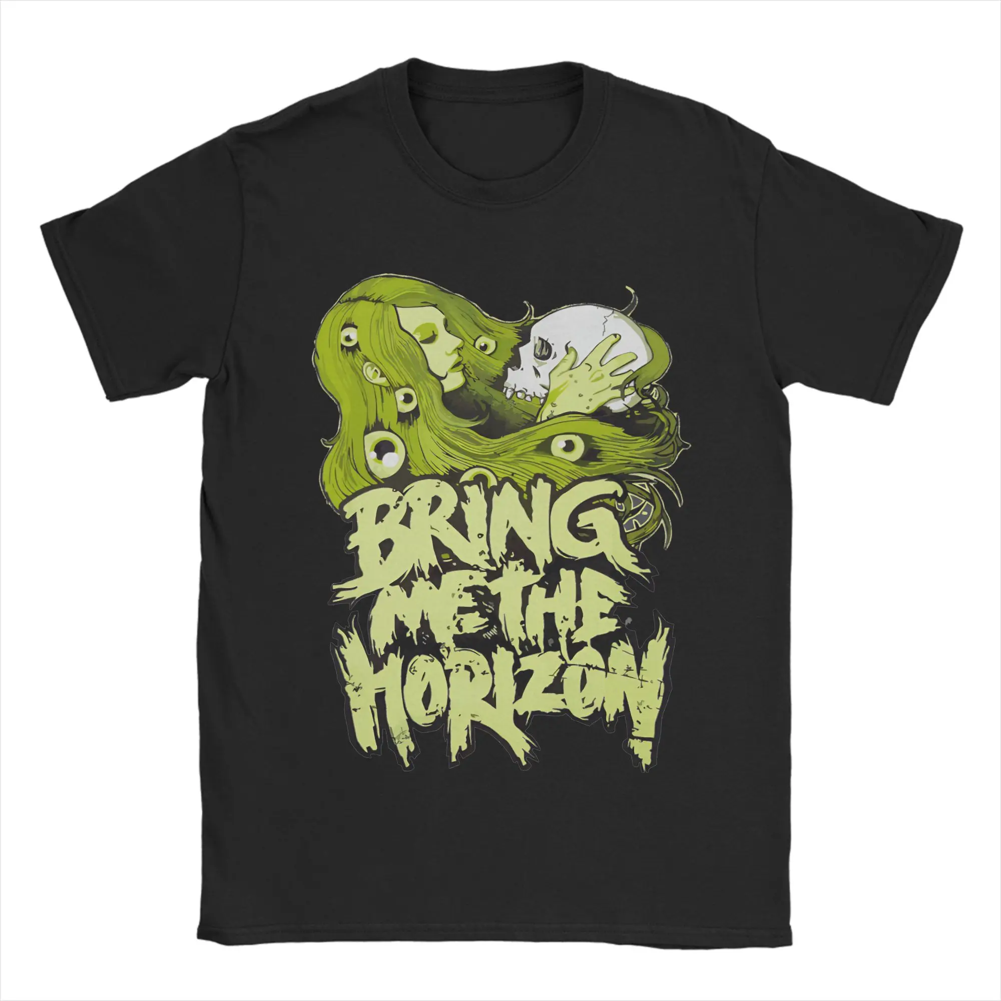 Homens bmth traga-me o horizonte camisetas banda de rock britânico roupas de algodão verão y2k manga curta t camisa o-pescoço tshirt plus size