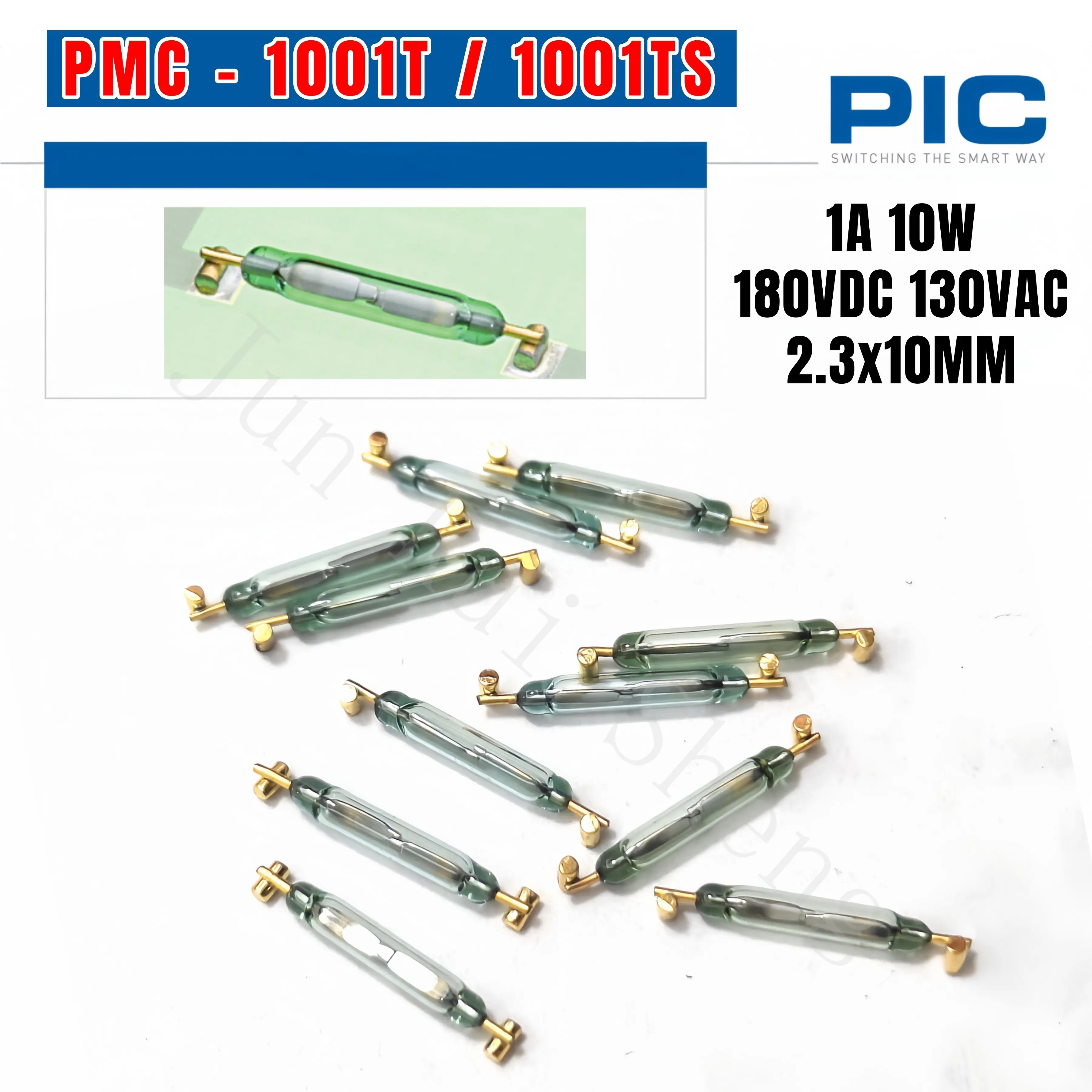 10PCS Original PIC Plastic SMD Reed Contact Switch Normally Open N/O 10MM 12.5MM 14.2MM 15.5MM Magnetic Control inductive Sensor