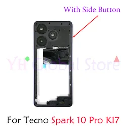 TOP Middle Frame For Tecno Spark 10 Pro KI7 Middle Frame Housing Bezel Repair Parts