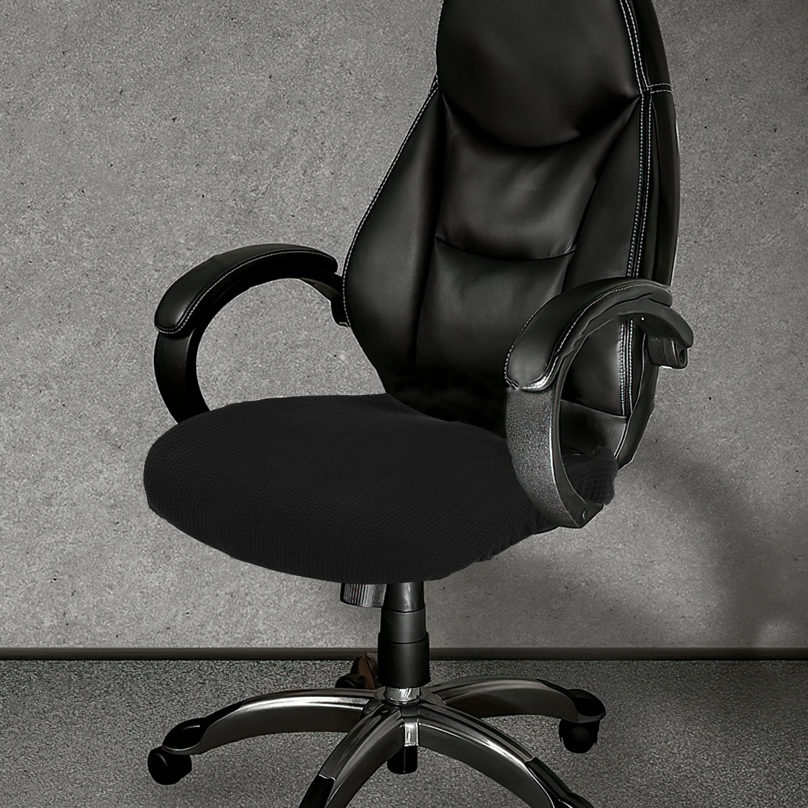 

Office Chair Seat Cover Stretchable Elastic Washable Protector For Gaming Computer Desk Chair Universal Fit Fitted