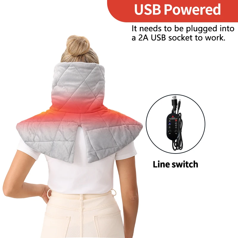 ألياف الكربون التدفئة الرقبة أدفأ يخفف من داء الفقار عنق الرحم تصلب الرقبة يدفأ الاسترخاء الرقبة مناسبة للمكتب في الهواء الطلق