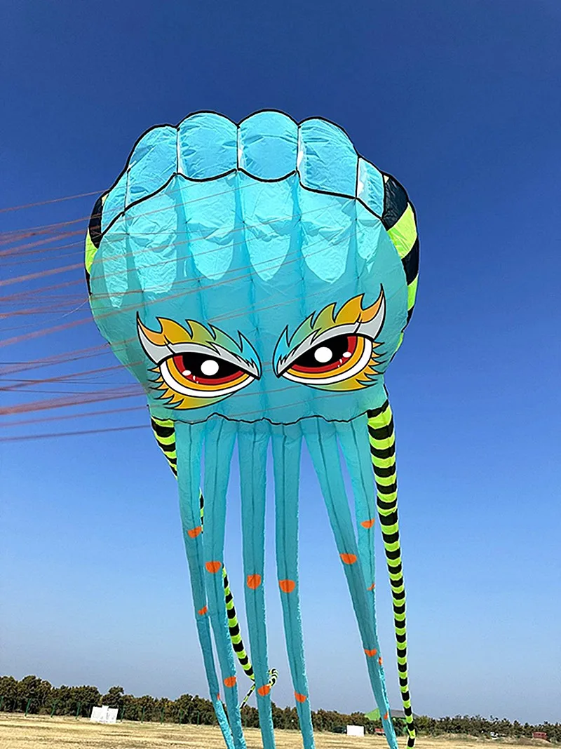 free shipping ancient octopus kite flying juguetes inflables papalotes cometas grandes cometas de viento kites for adults fun