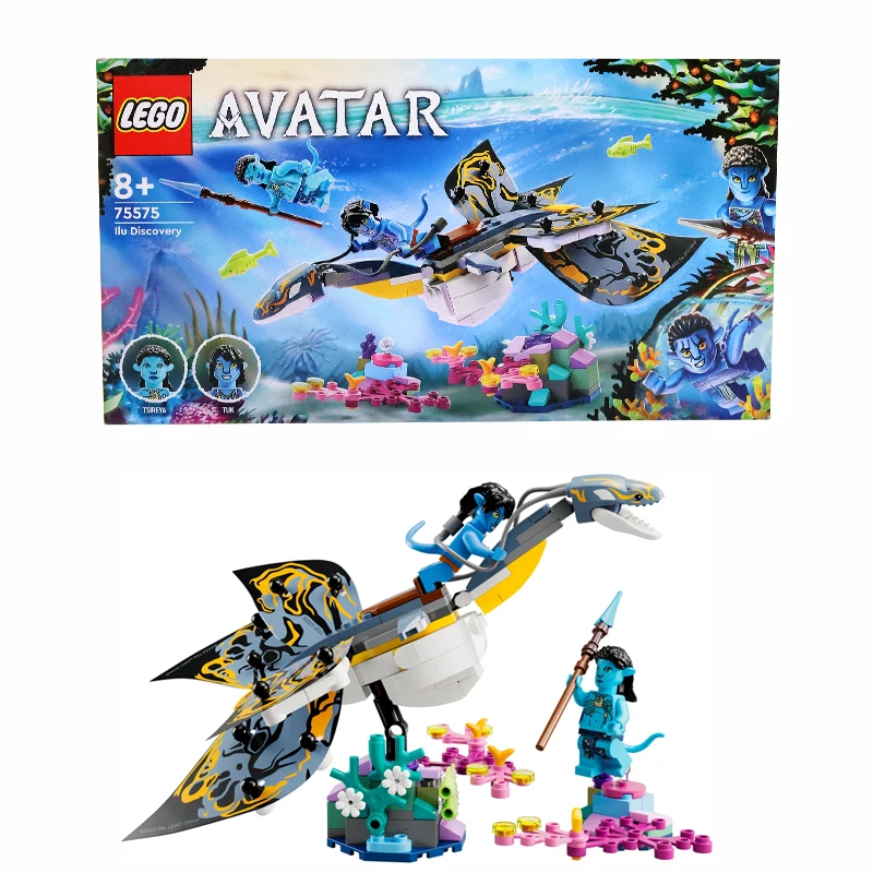 LEGO 75575 Avatar Avatar Ilu Discovery The Way of Water Film Construction Toy Set to Collect with Fantasy Creature, Decoration f