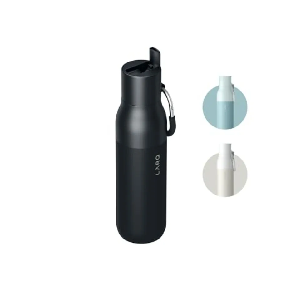 Bottle Flip Top - Insulated Stainless Steel Water Bottle With Straw BPA Free Reusable Water Bottle for Sports Gym and Travel Ke