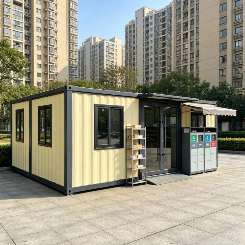 Double-Wing Folding 40ft Expandable Container House | 3 Bedroom Prefab Villa Steel Sandwich Panels Lightweight