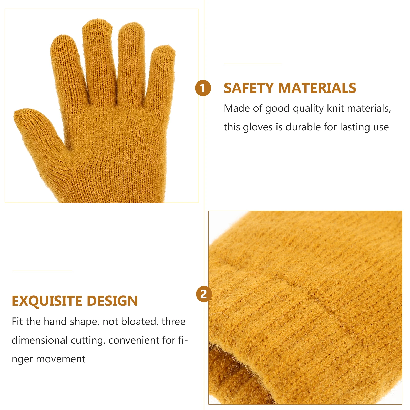 

1pcs 1 Pair Touchscreen Gloves Knitted Warm Mittens For Women Winter Gloves Fit For Driving Biking Wedding Festival Prom