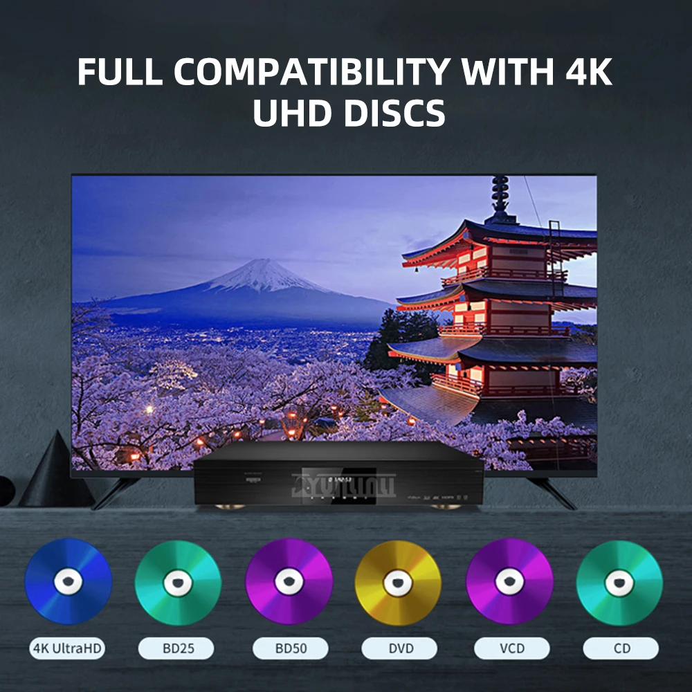 Lecteur Blu-ray G5800 4K HD avec son panoramique Dolby Vision lecteur de disque domestique SACD disque d'origine