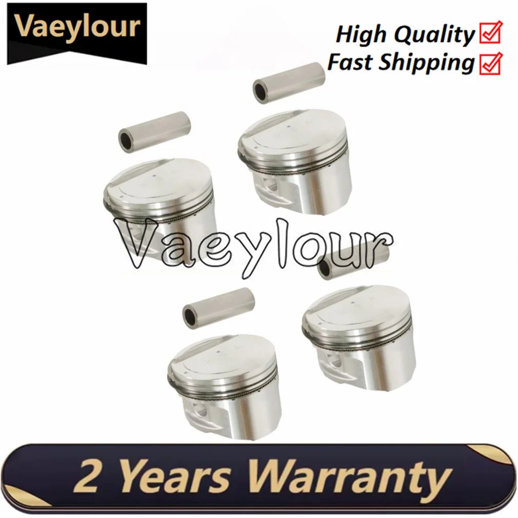 new ENGINE PARTS PISTON & RING KIT SET FOR Hyundai KIA 2.0L L4 16V GAS 2.0 L G4GC 1995-2012 OE 23410-23710 S2080170 view 5