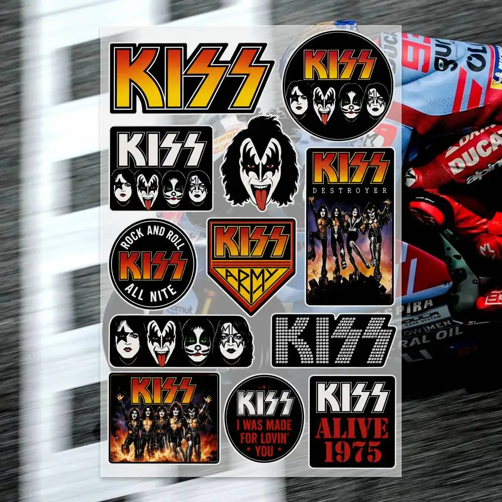 K-kiss Stickers Moto Sticker Auto Body Bumper Windows Motorcycle Laptop Walls Vinyl Decal Car Tuning Accessories