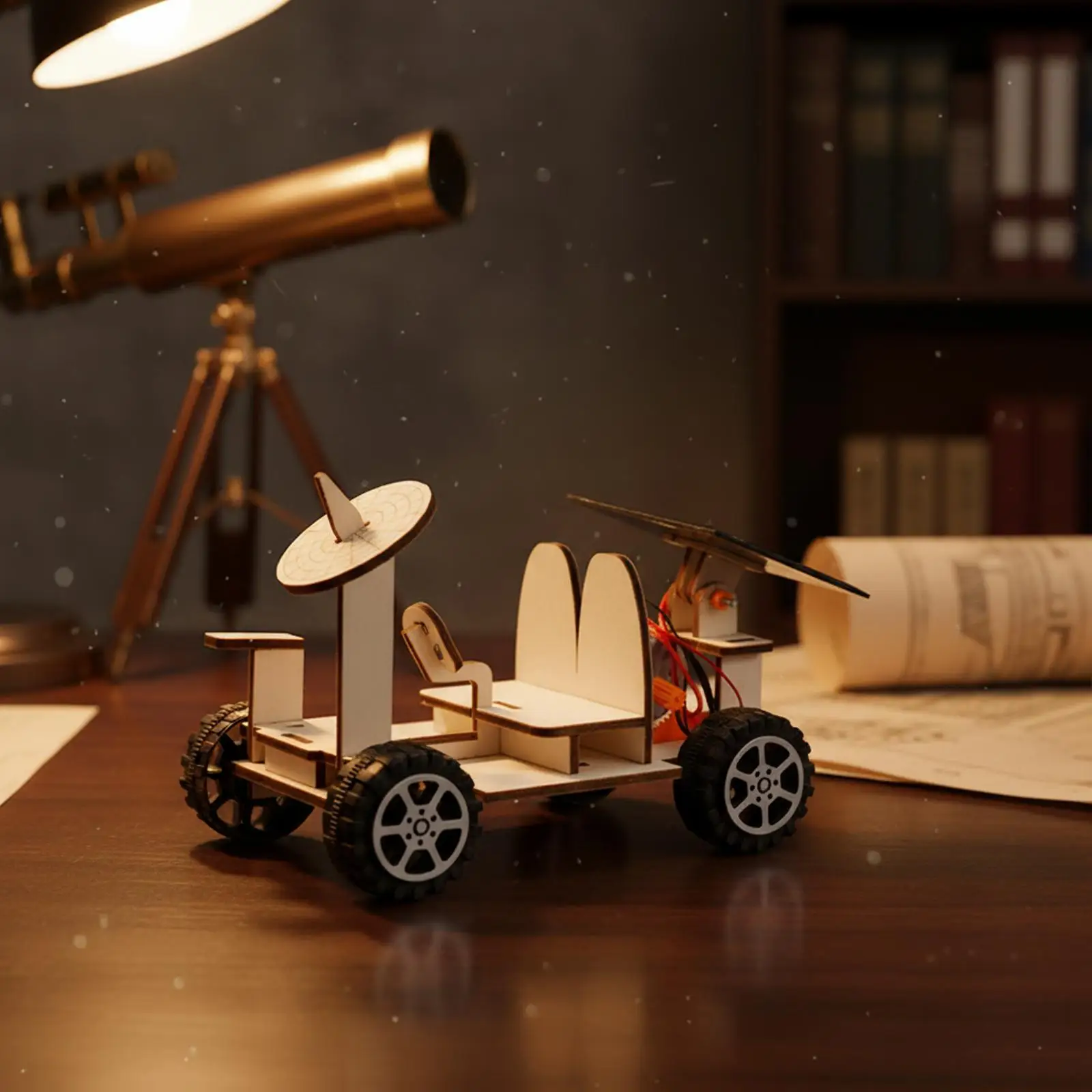 Mars Base Exploration Vehicle DIY Science Toy Engineering Project Kit for Learning Kids Ages 8 to 12