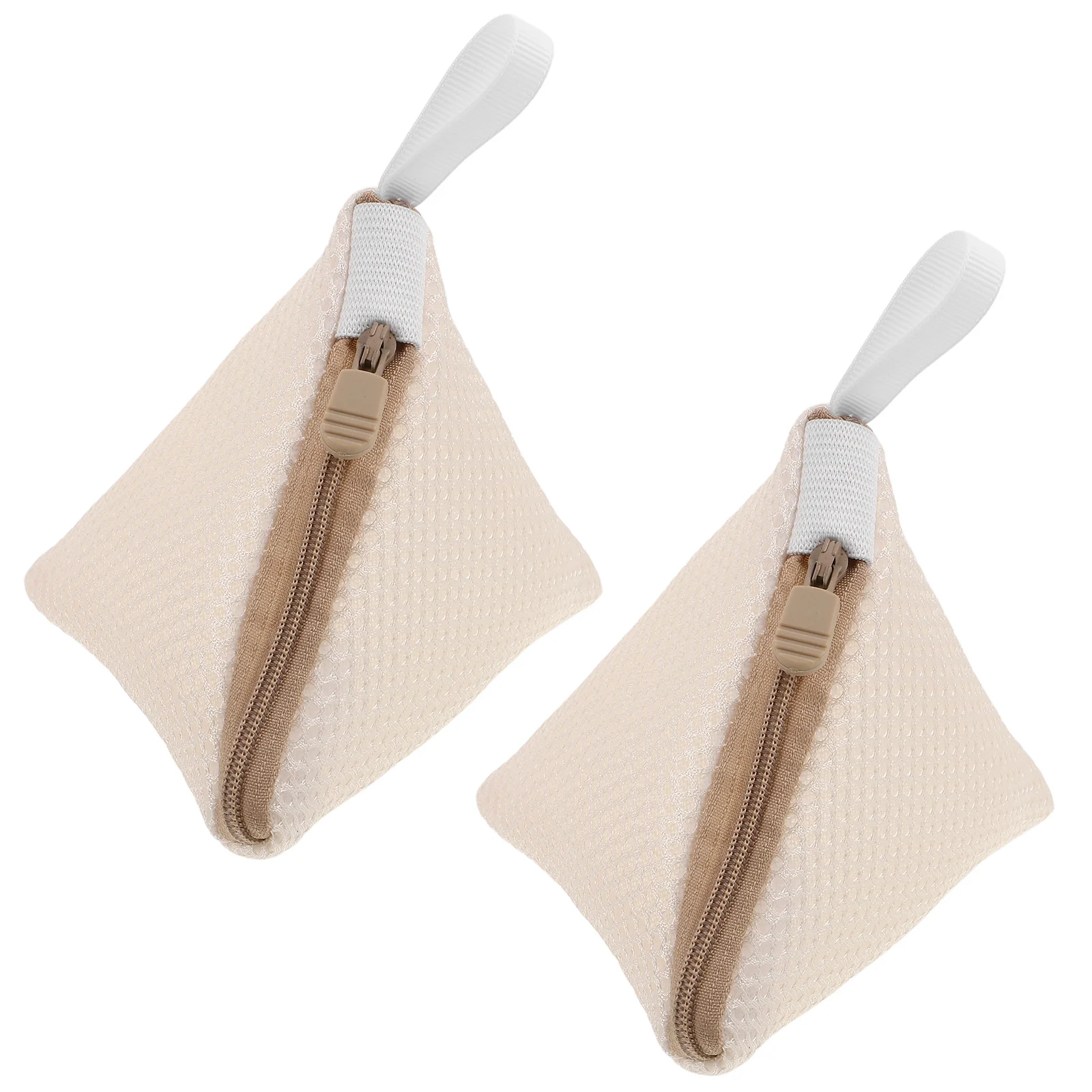 

2Pcs Mini Laundry Bag Mesh Wash Organizer for Underwear Socks Bras Lightweight Folding Laundry Bag for Machine Wash Travel Use