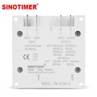 220V AC Digital LCD Timer Switch Weekly Programmable Daily Timers Relay Control 10A 16A 30A for Lighting with Replace Battery