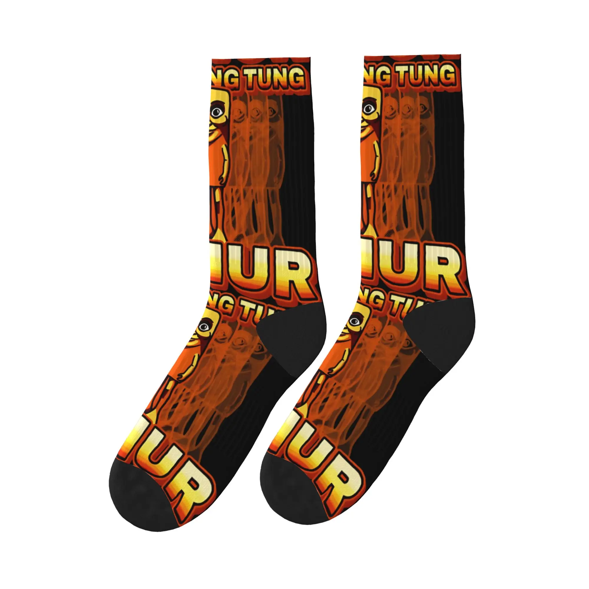 

Tung Tung Tung Sahur Meme Socks Fashion Stockings Spring Anti Skid Couple Socks Warm Soft Printed Outdoor Socks