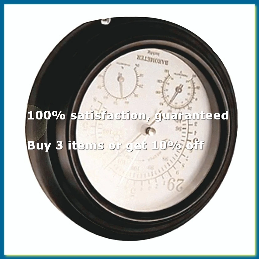 A82Z-Barometer Thermometer Hygrometer Atmospheric Pressure Temperature Gauge Outdoor Weather Station Humidity Meter