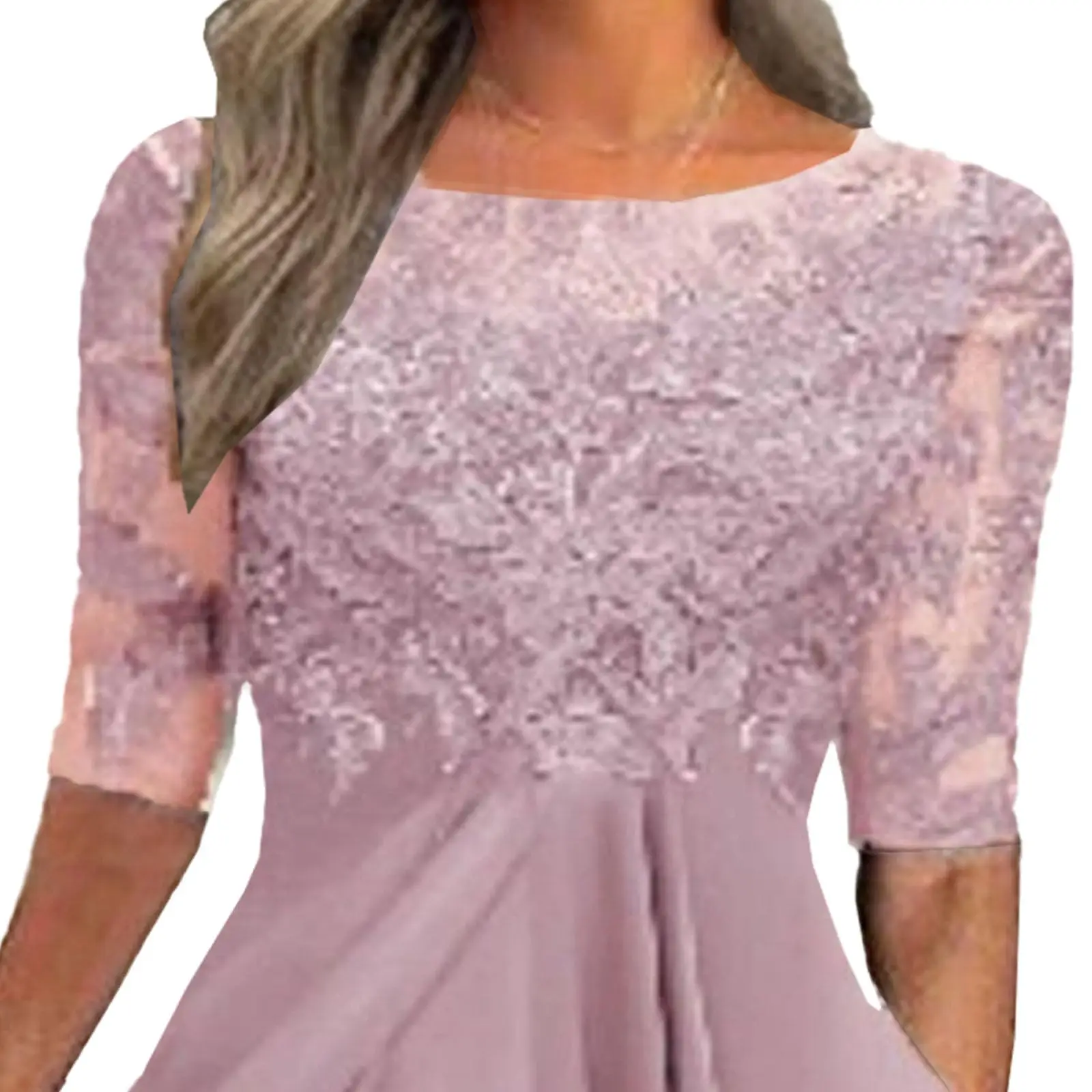 Vestido de gasa personalizado para madre de la novia, elegante para mujer, vestido Formal de cóctel de encaje con apliques de lentejuelas para boda