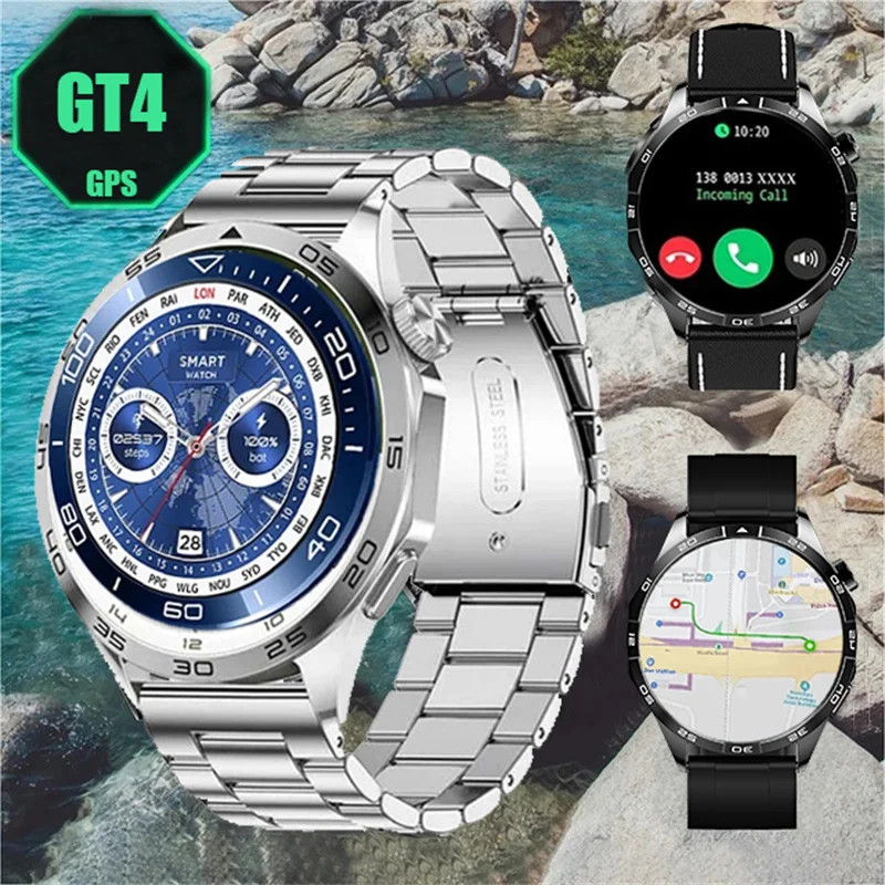 

2024 New GT4 Original for Huawei Watch 4 Pro Men GPS Sports Fitness Tracker AOMLED HD Screen NFC Bluetooth Call smartwatch Women