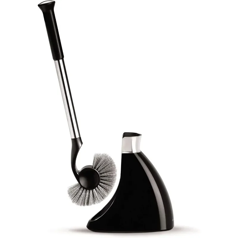 

Toilet Brush with Caddy Stainless Steel, Black