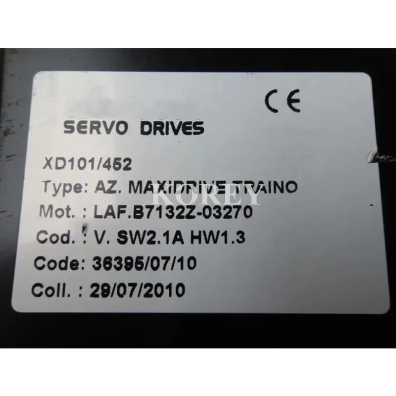 محرك سيرفو XD101/452 SPOT STOCK LAF.B7132Z-03270 AZ.MAXIDRIVE TRAINO جيد في حالة يرجى الاستفسار
