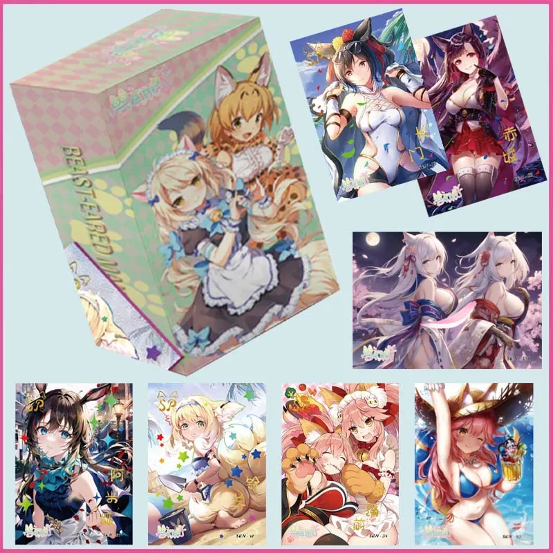 

Special Price Beast Ear Girl Collection Card Popular Game Waifu Booster Box Thick Card ACG TCG CCG Doujin Toys And Hobbies Gift