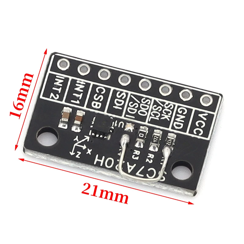 Javino 1/5/10Pcs SC7A20H High Precision 3-Axis Gravity Acceleration Tilt Sensor Module IIC/SPI Transmission 1.71V-3.6V