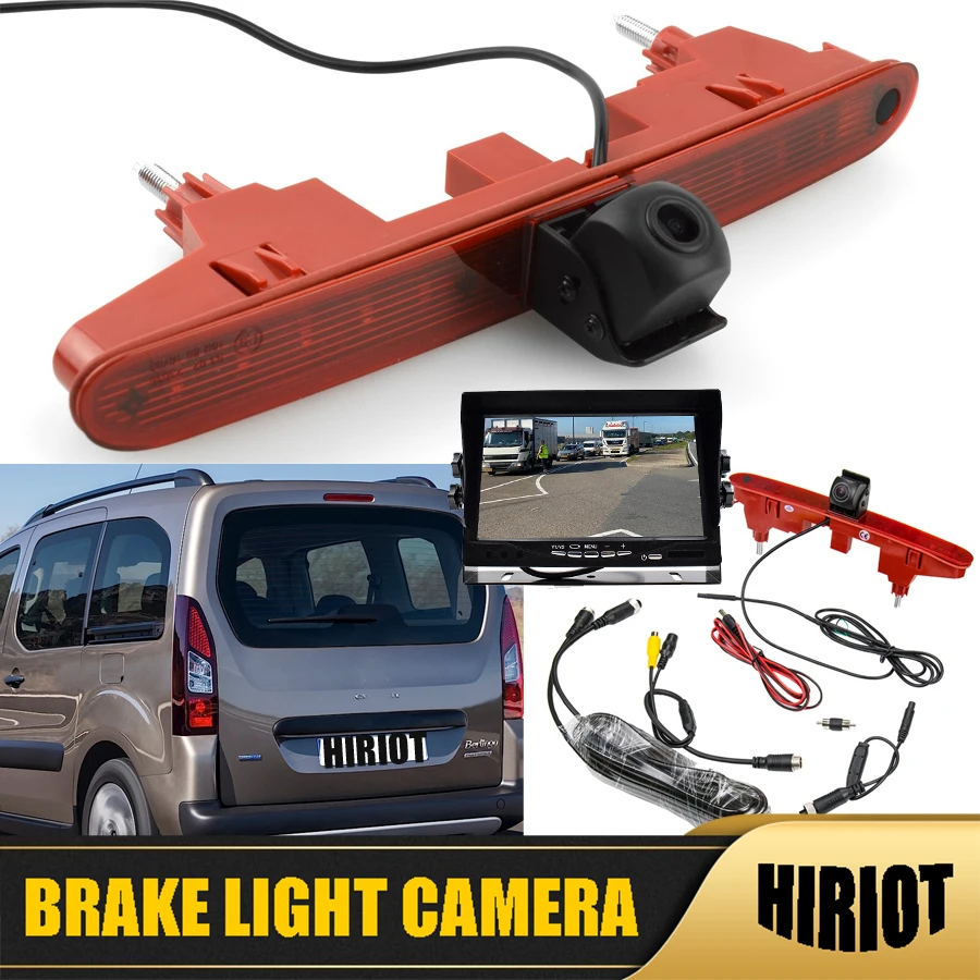 

Car Rear view Brake Light camera for Berlingo Partner II Citroen Berlingo Peugeot Partner 2008-2016 rear view backup reverse