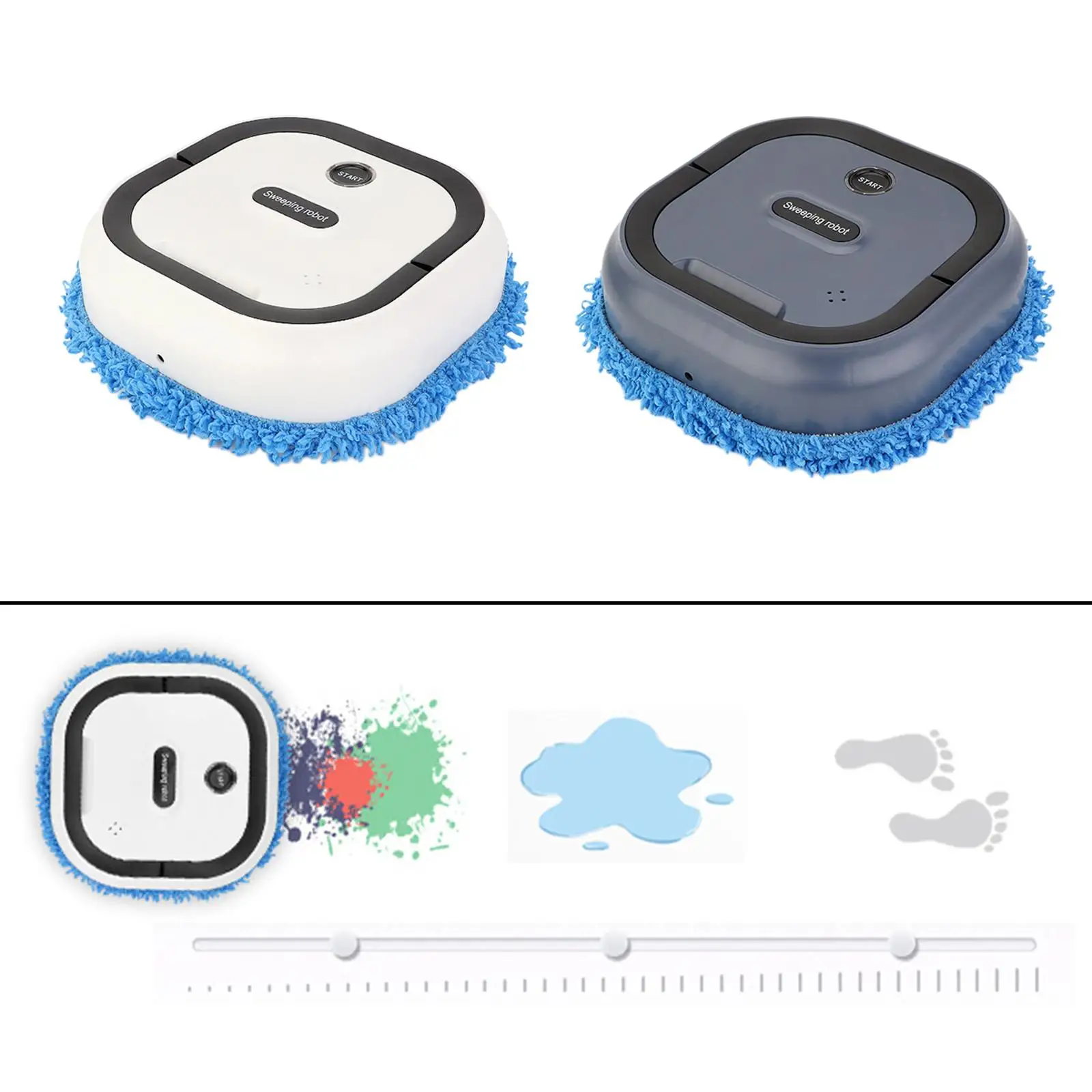 Household leer, USB Rechargeable Room Cleing Vacuums Robot for Bedroom Sofa