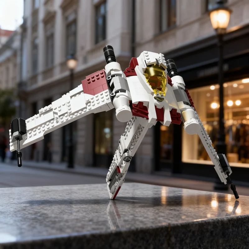 

606pcs MOC V Torrent Alternate Build The Set We Star Battle Model Building Blocks Construction Toy Festival Gifts Brick