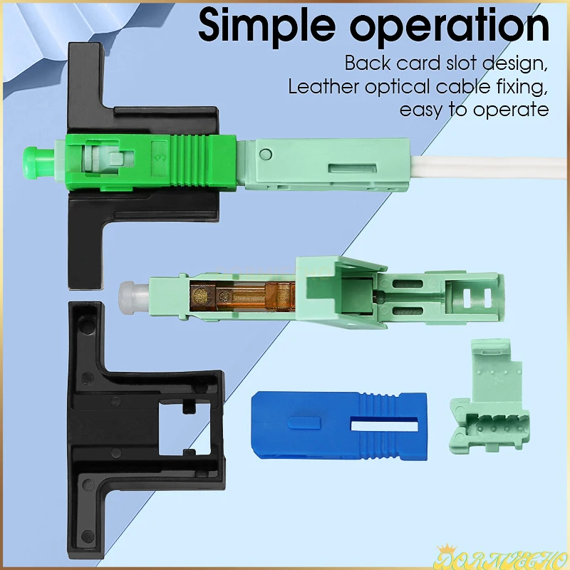 

Free Shipping FTTH SC UPC Optical Fibe Quick Connector SC FTTH Fiber Optic Fast Connector Embedded High Quality SC APC