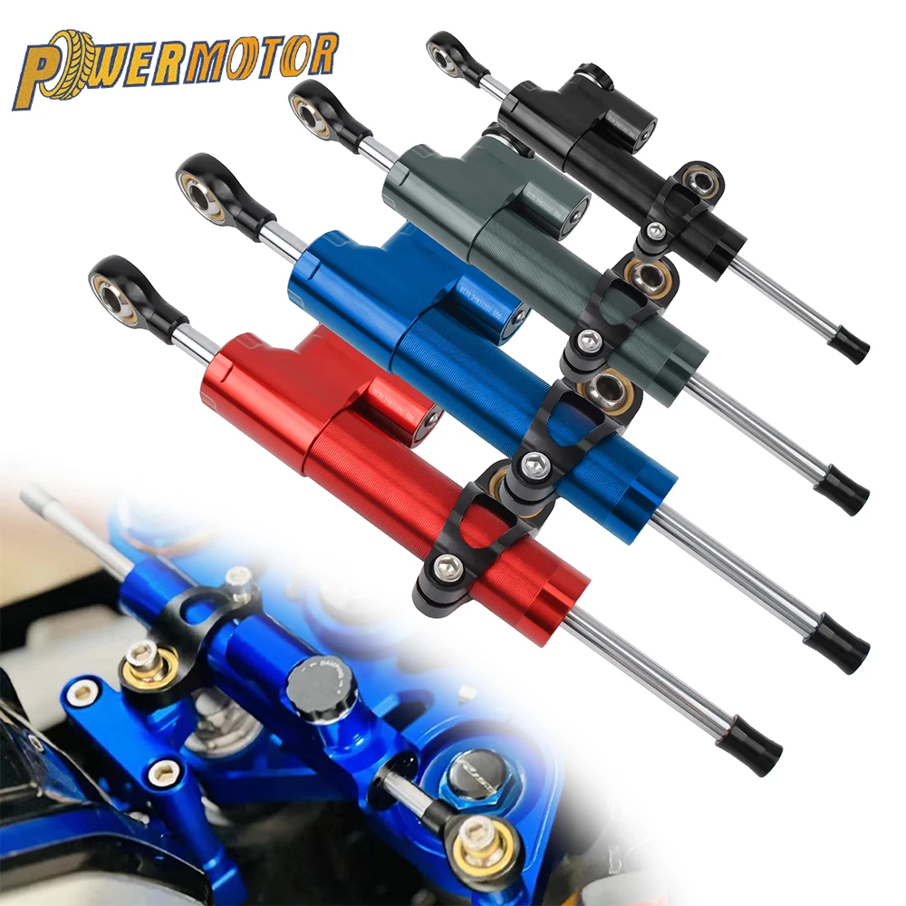 

Motorcycle Adjustable Steering Damper Stabilizer 256mm Universal for YAMAHA Honda MT10 MT07 MT09 CBR600RR CB1000R CB650F