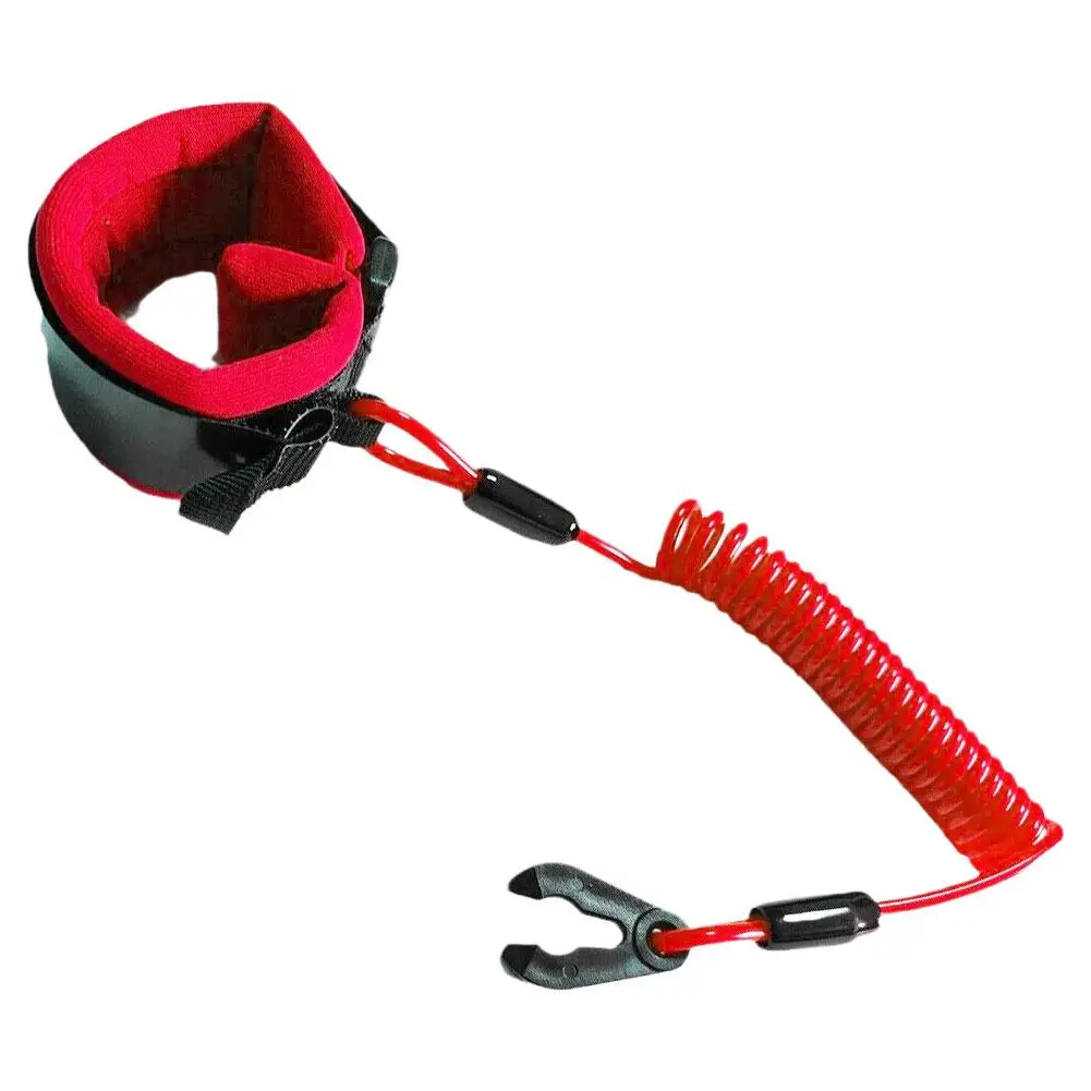 Red Safety Kill Switch Lanyard, Floating Tether Cord for Kawasaki Jet Ski Boat Safety Lanyard Start Stop Kill Switch Tether Cord