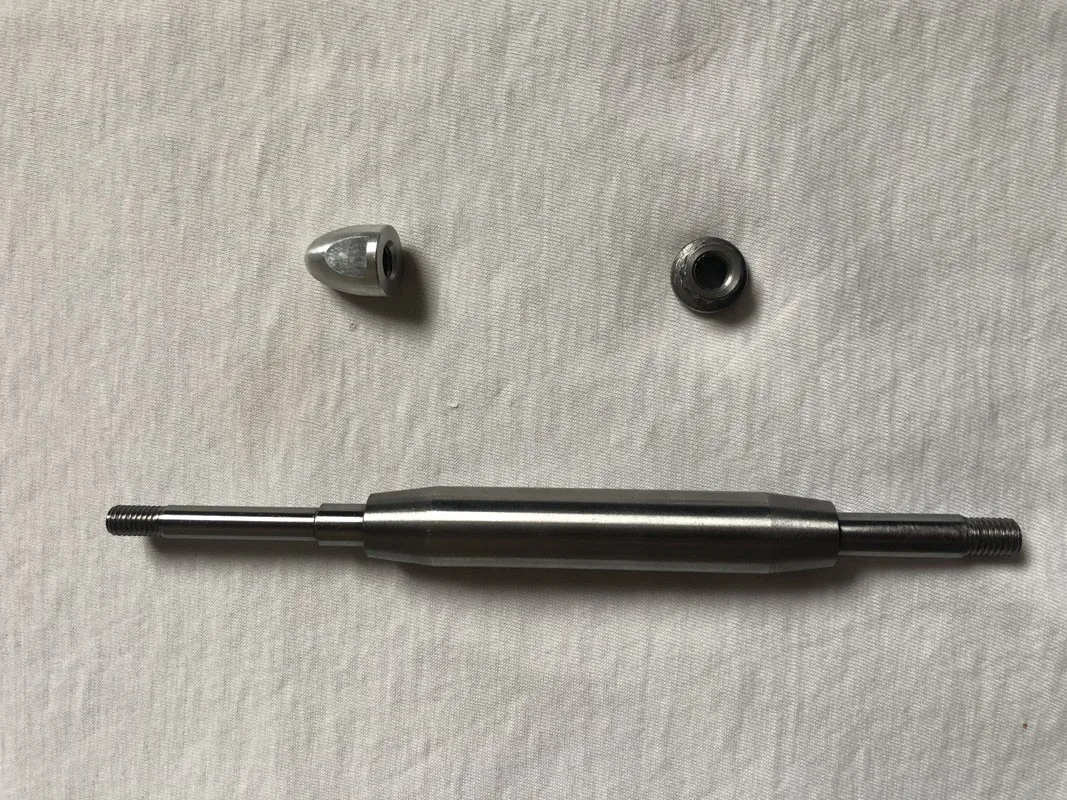 

Miniature 18 Kg Thrust, Turbojet Engine Shaft (including Front and Rear Nuts)