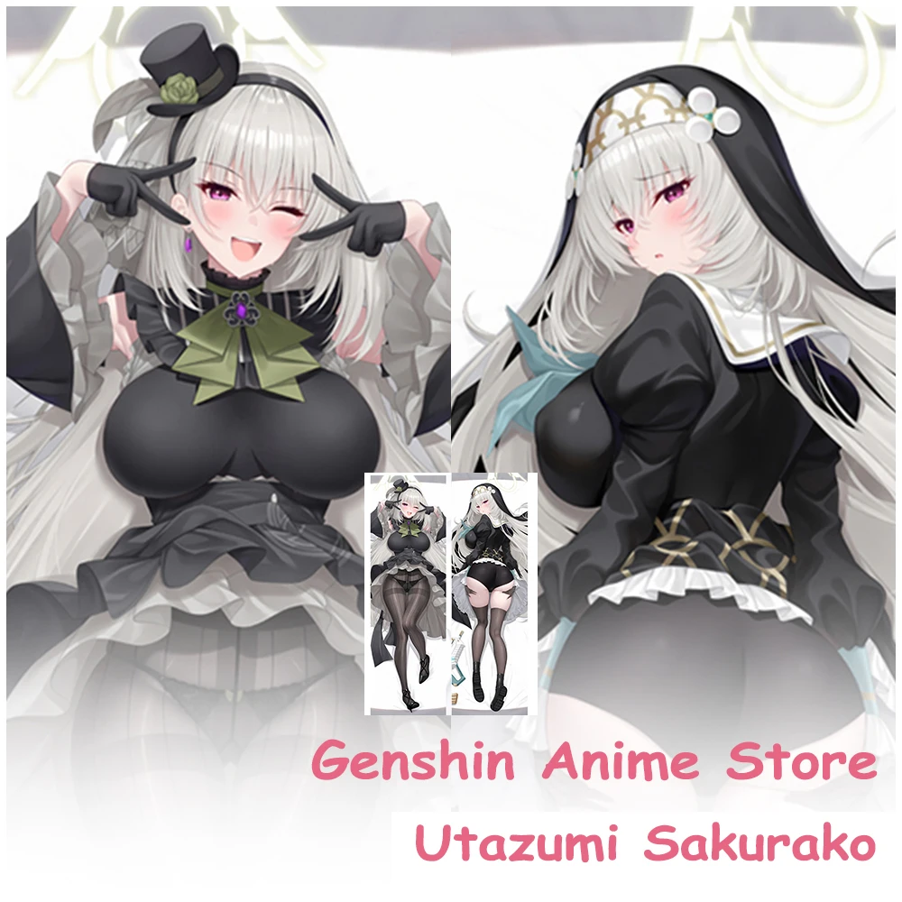 

Anime Blue Archive Utazumi Sakurako Pillowcase Dakimakura Cover Otaku Sleeping Pillow Cushion Covers Hugging Body Cosplay Props