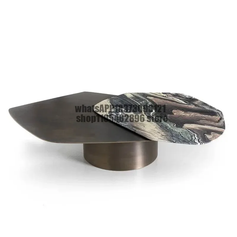 Modern Luxury Coffee Table Aesthetic Industrial Minimalist Unique Coffee Table Computer Outdoor Industrial Couchtisch Furniture