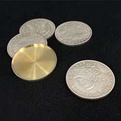 Morgan Fire Set (1 Fire Coin + 3 Fake Morgan Coins + 1 Morgan Shell) Magic Tricks Close-up Illusions Gimmicks Mentalism Props