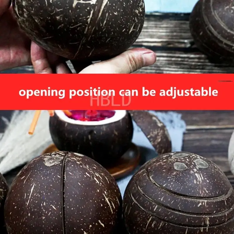 

Electric Coconut Cutting Machine Commercial Multi-Functional Fresh Coconut Slicer for Business Use