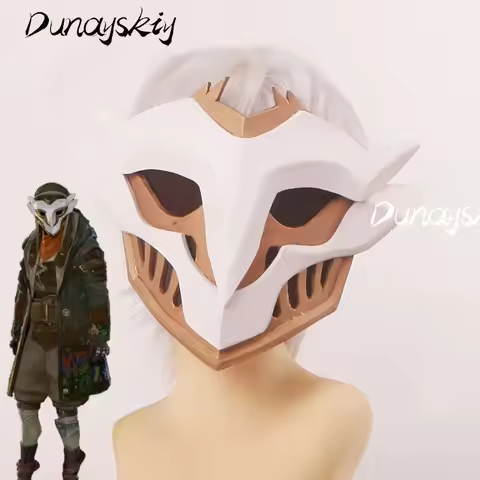 LOL League of Legends 2 Arcane Ekko Mask Cosplay Event Costume Set Games Movie Anime Dress Up Halloween Party Costumized Item