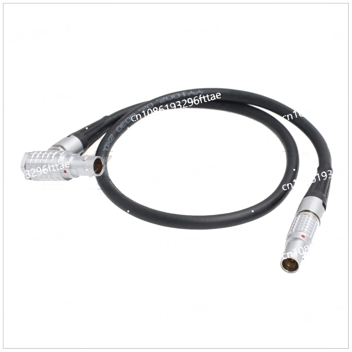 Right Angle 1B 6 Pin Male To 0B 7 Pin Male Power Cable for Ronin 2 Gimbal Stabilizer To Tilta Nucleus-M Wireless Focus Motor