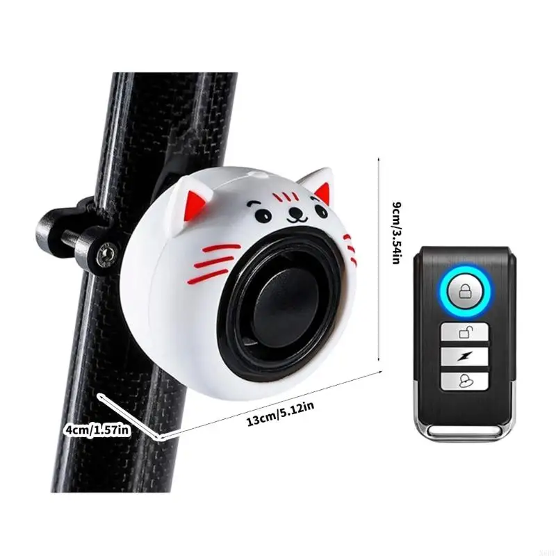 دراجة نارية X6HF ضد جهاز السطو، هيكل تحذيري، غطاء حماية معدني لنطاق الراديو 70 مترًا