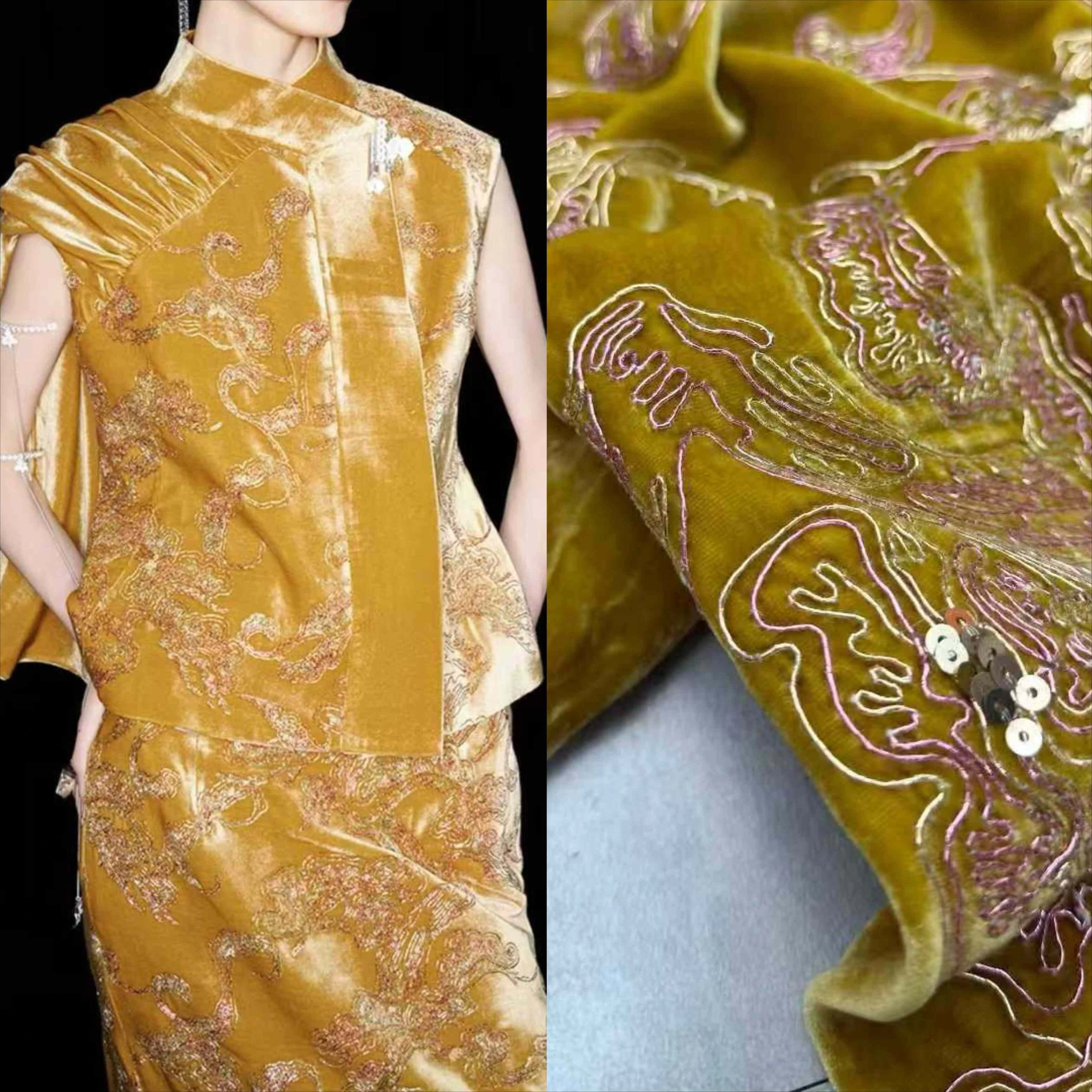 tissu-en-velours-de-soie-doree-brode-de-135cm-de-large-pour-la-couture-gilet-chaud-d'automne-et-d'hiver-robe-vetements-veste-materiel-de-bricolage-r5090