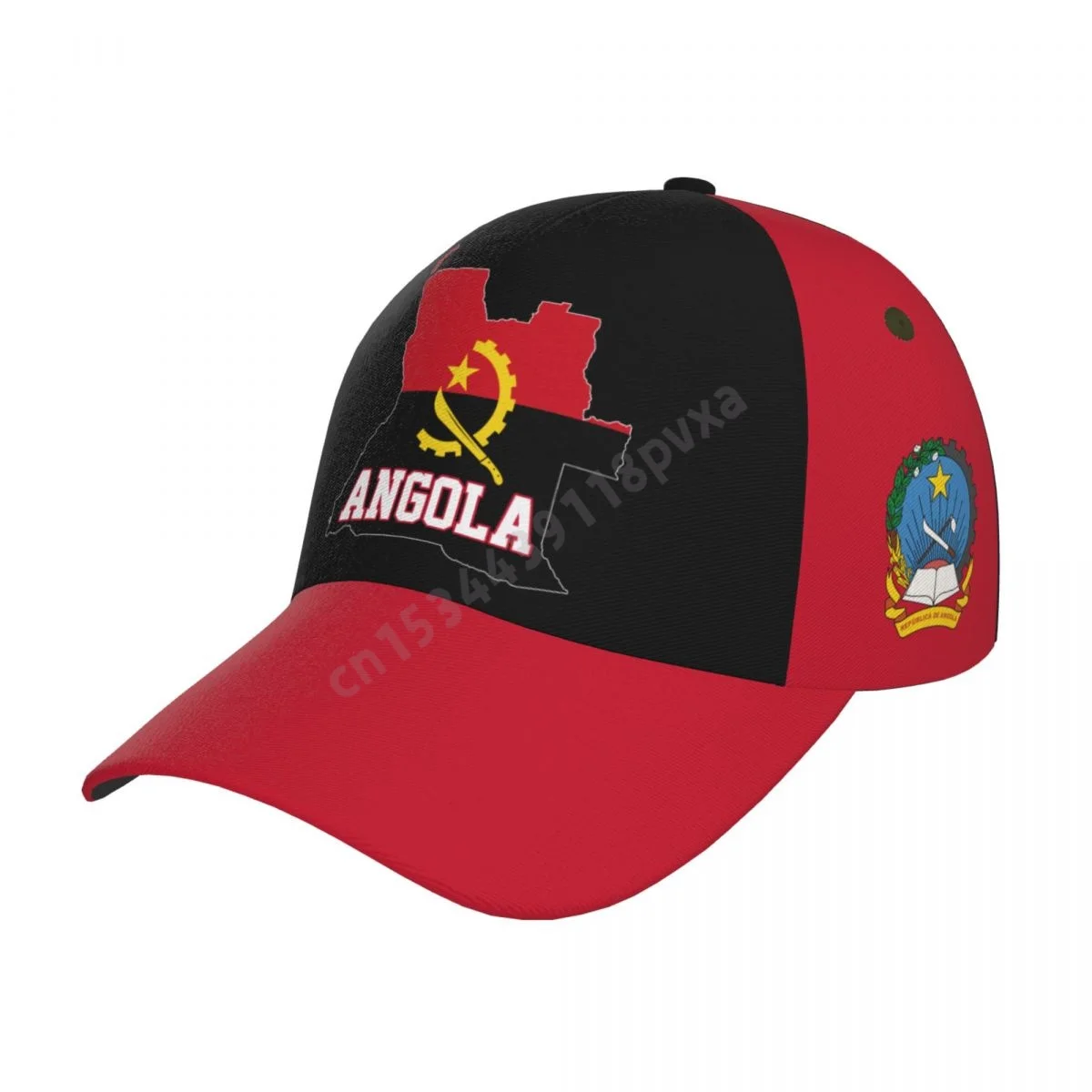 Unisex Angola Flag Angolan Map Adult Baseball Cap Patriotic Hat for Baseball Soccer Fans Men Women