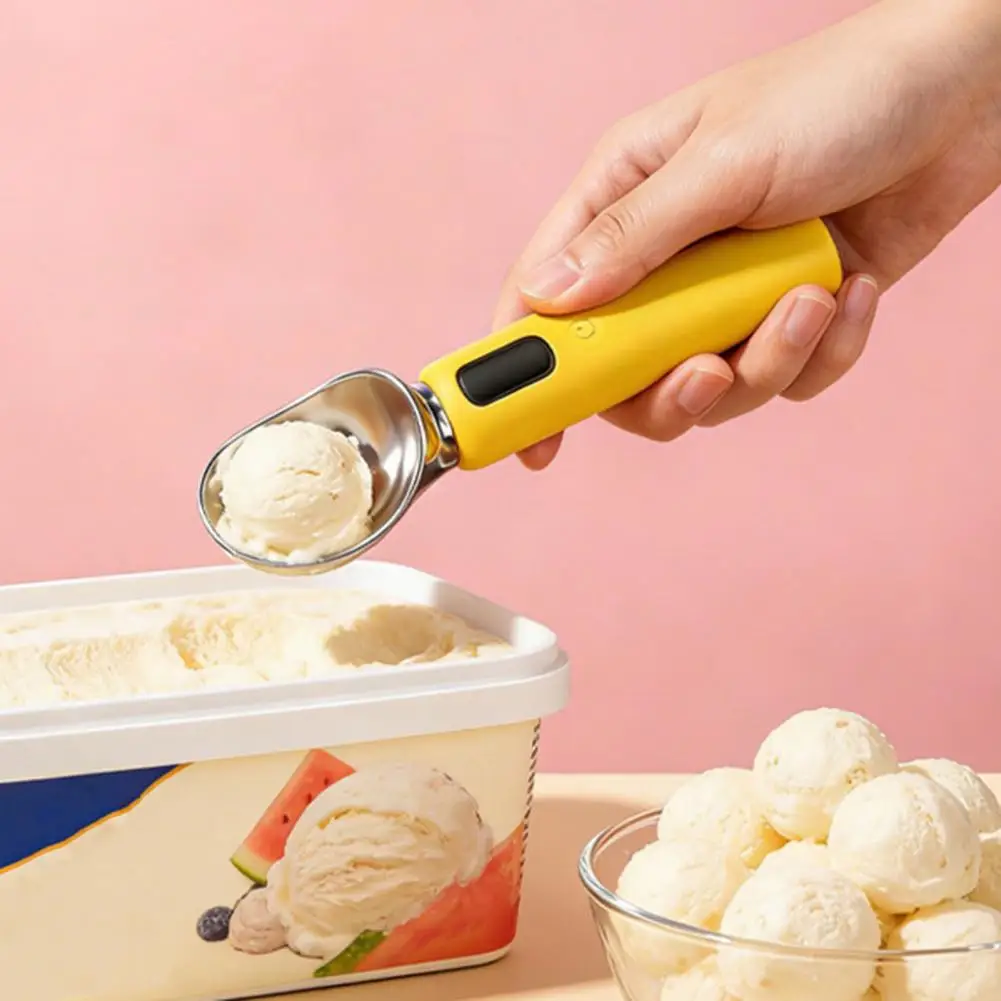 

Multi-purpose Ice Cream Scoop Self-Warming Spoon for Hard Ice Cream, Fast Heating Ice Cream Spoon for Fruit Ball Dessert