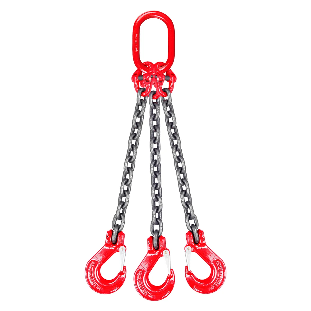 High-Strength G80 3-Leg Chain Ring Heavy-Duty Chain Sling Hook with Low Price