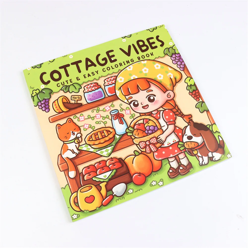 COTTAGE VIBES Coloring Book For Adults And Teens Featuring Adorable Creepy Creatures for  Gifts image 3