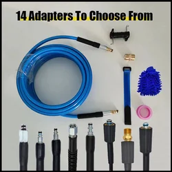 14 adapterów wysokociśnieniowy pistolet do myjni samochodowej Wąż do myjni samochodowej Karcher Lavor Bosch Nilfisk Przedłużacz węża Narzędzia do czyszczenia samochodu