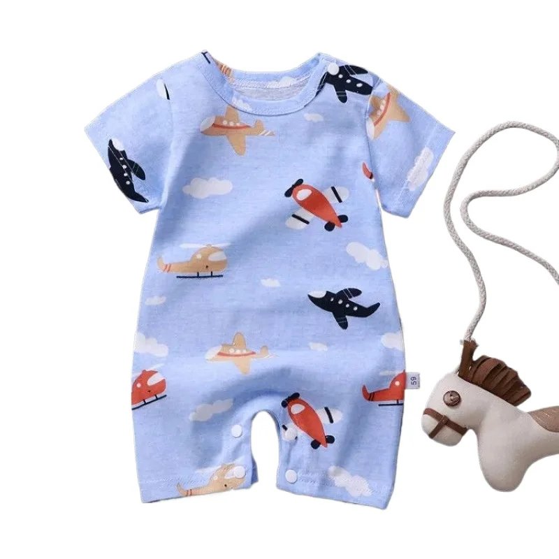 

WUDIMIQI baby clothes 100% cotton short sleeve summer girls boys rompers toddler infant 0-24 months clothes ropa de bebe de