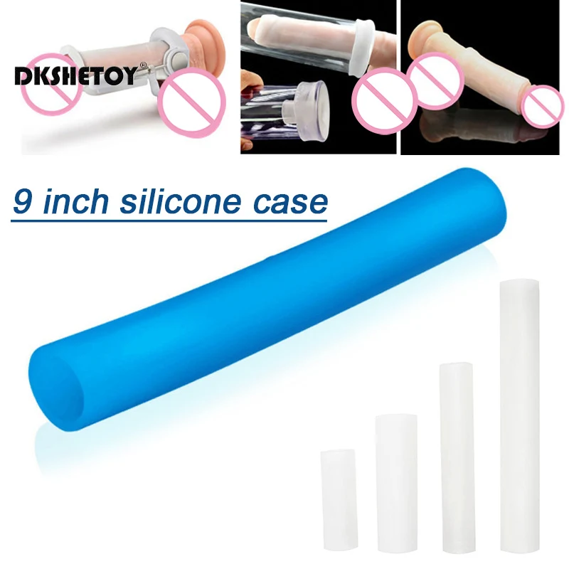 9 Inches Sex Product Silicone Sleeves For Penis Enlargement Extender Stretcher Pump Hanger Enlarger Help You Sustain An Erection